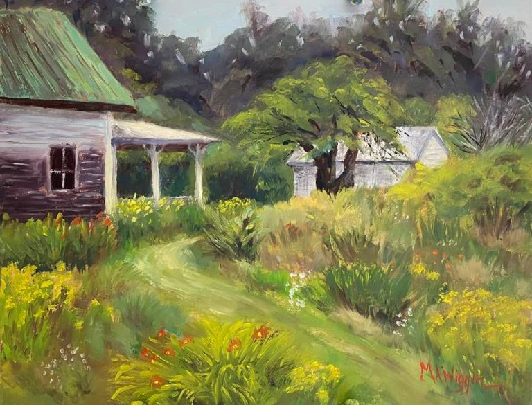 The Path Home 14X18 Oil on Linen Panel-min ($400 Framed)
