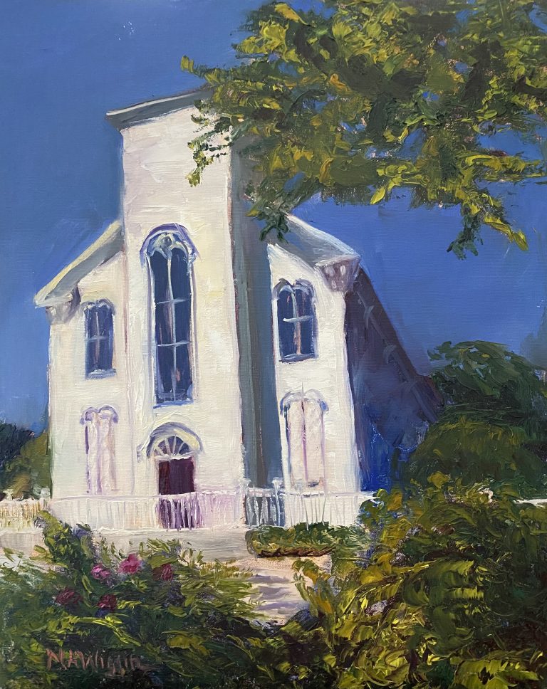 The Wyeth Center 11X14 Oil on Linen panel ($350 Framed)