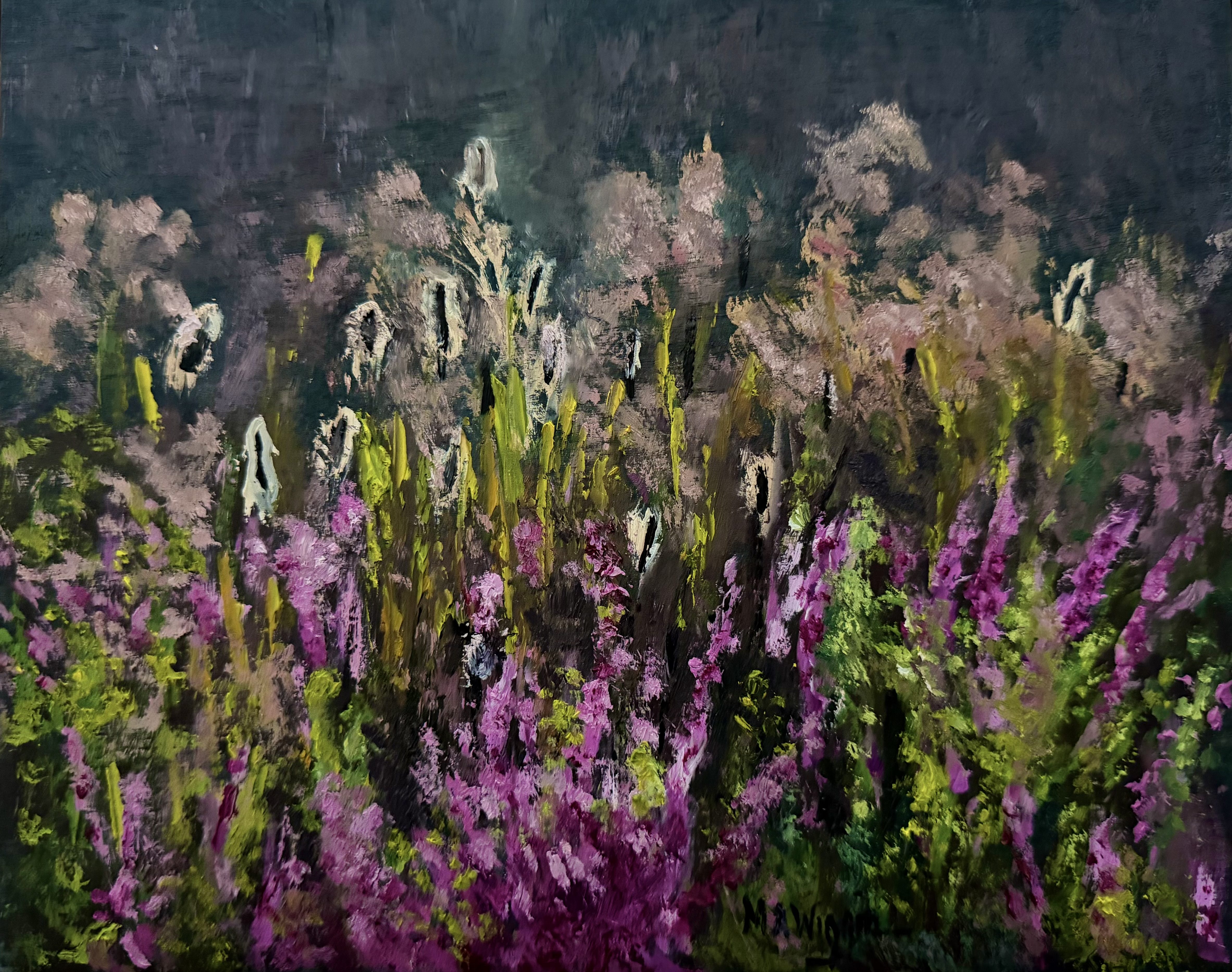 It’s All About the Cattails 8×10 Oil on Birch Panel ($350)